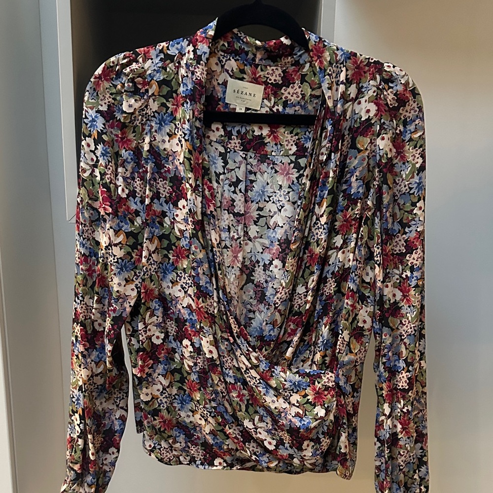Sezane Floral Women's Top